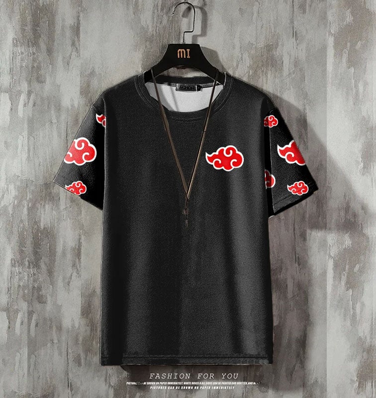 Mens Premium Cotton Printed T-Shirt - GRMPR94 - Black