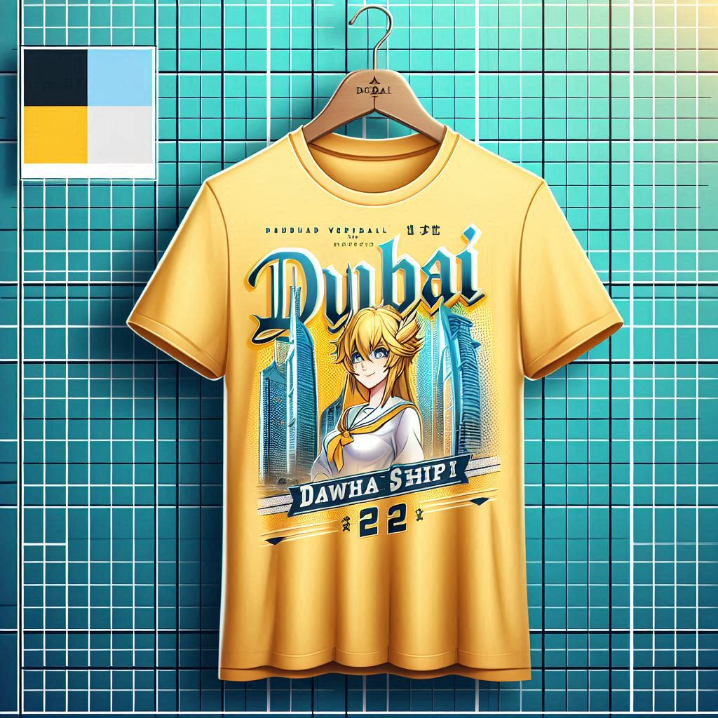 Mens Premium Cotton Printed T-Shirt - GRMPR75 - Yellow