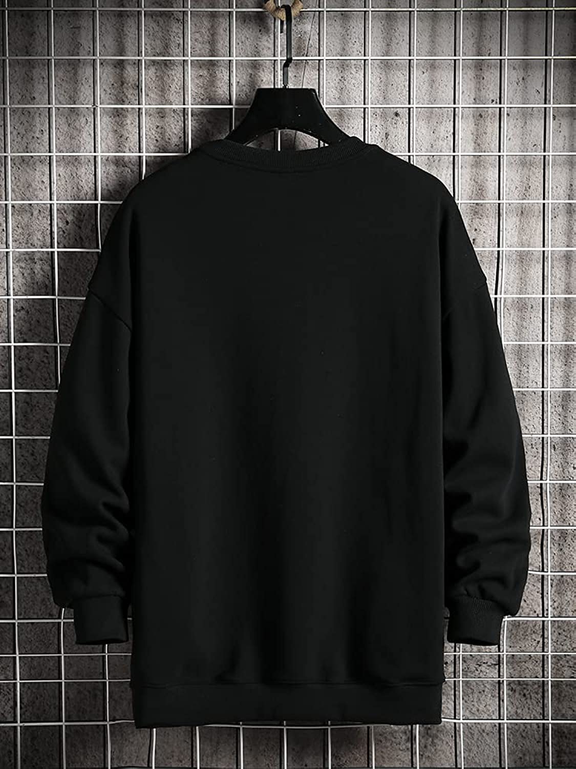 Mens Printed Sweatshirt GRMPR1 - Black